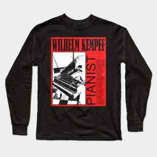 Wilhelm Kempff piano Long Sleeve T-Shirt